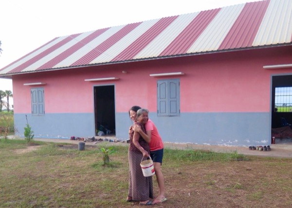 With my host grandma! Cambodia